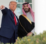 Trump says visiting Saudi crown prince knew nothing about Khashoggi killing
